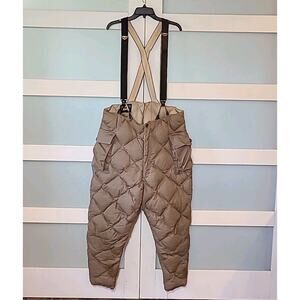 VTG Eddie Bauer 60s Era Blizzard Proof Down Quilted Insulated Pants XL READ